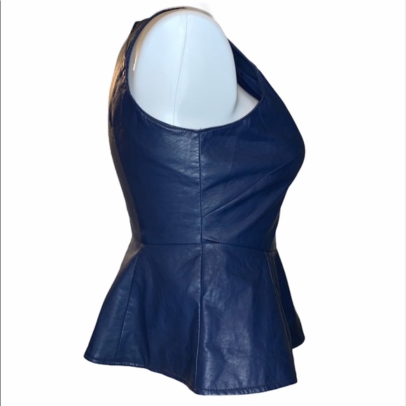 Faux (Vegan) Leather Top Vest - Picture 4 of 8